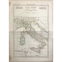 1779 Bonne, Italie moderne, Italy, Italien. carte ancienne, antiquarian map, landkarte.