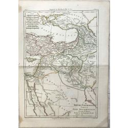 1780 Bonne, Royaume des Parthes, partie occidentale. carte ancienne, antiquarian map, landkarte.