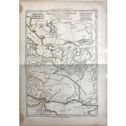 1780 Bonne, Royaume des Parthes, partie orientale. carte ancienne, antiquarian map, landkarte.