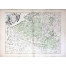 1785,  Janvier, Pays Bas, carte ancienne, antiquarian map.