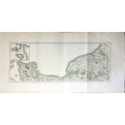 1806, Tardieu, Normandie partie nord, carte ancienne, antiquarian map.