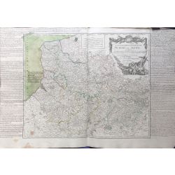 1753 Vaugondy carte ancienne, antiquarian map, landkarte, France, Picardie et Artois