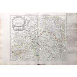 1752 Vaugondy carte ancienne, antiquarian map, landkarte, France, La Champagne.