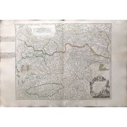 1752 Vaugondy Cercle d'Autriche, Archiduché et Stirie / Oesterreich, Steiermark, carte ancienne, antiquarian map, landkarte, 