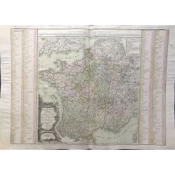1774 Desnos, LA FRANCE ET SES PROVINCES, carte ancienne, antiquarian map, landkarte, kupferstich