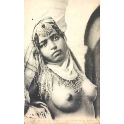 CPA jeune femme du sud Algérien, seins nus, Scenes et types, 6326, Lehnert & Landrock.