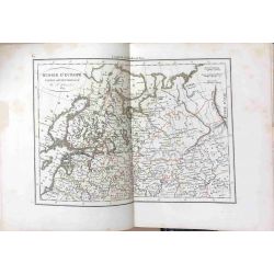 1824 Delamarche, RUSSIE D'EUROPE, partie septentrionale, carte ancienne, antiquarian map, landkarte, kupferstich