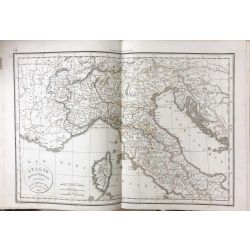 1823 Delamarche, ITALIE SEPTENTRIONALE, carte ancienne, antiquarian map, landkarte, kupferstich