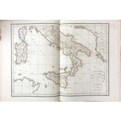 1823 Delamarche, NAPLES, SICILIE, SARDAIGNE, carte ancienne, antiquarian map, landkarte, kupferstich