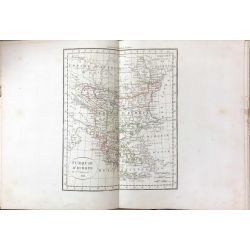 1825 Delamarche, TURQUIE D'EUROPE, carte ancienne, antiquarian map, landkarte, kupferstich