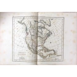 1824 Delamarche, AMERIQUE SEPTENTRIONAL, carte ancienne, antiquarian map, landkarte, kupferstich
