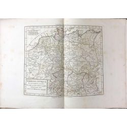 1824 Delamarche, ALLEMAGNE. GERMANIA ANTIQUA, carte ancienne, antiquarian map, landkarte, kupferstich