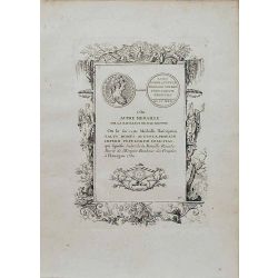 Numismatique, gravure authentique, Autre medaille sur la naissance de m le dauphin 1730
