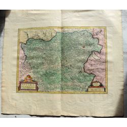 AUSTRIA ARCHEDUCATUS, Autriche, Oesterreich, carte-ancienne-colorée-antiquarian-map-landkarte-kupferstich