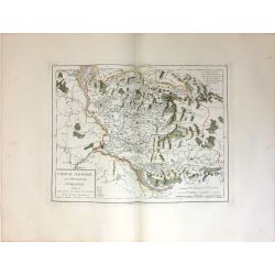 1806, Tardieu (?), Avignon, Orange, Vaucluse, Provence, France, carte ancienne, antiquarian map.