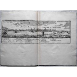 1695, Carte ancienne Barcelone,Barcelonne, Catalogne, Cataluña, Catalunya, mapas antiguos, antiquarian Map, Barcelona, N. de Fer 