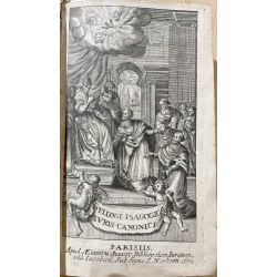 1671, Corvinus Van Beldern, Chasseneux, Doujat, Sylloge isagogica iuris canonici, 3 tomes.