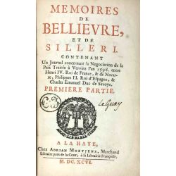 1696, Mémoires de Bellièvre, et de Silleri, première partie (sur 2).