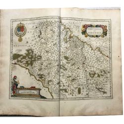 c1645 BLAEU, Carte ancienne, hand coloured Antique Map, Gastinois-et-Senonois.