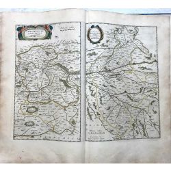 c1645 BLAEU, Carte geographique ancienne,original Antique Map,Perchensis Comitatus, La Perche Comte, Comitatus Blesensis, Auctore Ioanne Temporio,Blaisoisl .Orleans, Bourges  Bloys