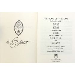 The Book of the Law, Crowley.