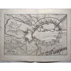 1695 carte geographique ancienne, antiquarian map, Bruxelles-bruselles-brussel-de-Fer