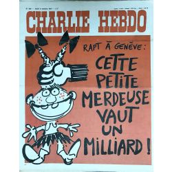 1977 CHARLIE HEBDO 360. Rapt à Genève.