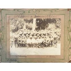Chasseurs d'afrique 4 ième régiment, Blida, Algerie, photo argentique, vintage photo