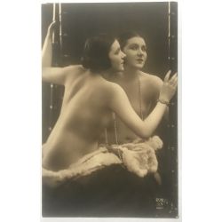 CPA , 209 A.N. femme nue, antiquarian postcard .
