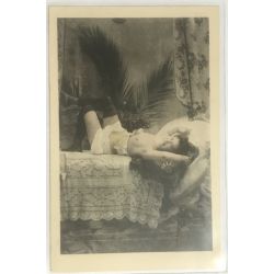 CPA  6 cartes, serie,fantaisie, femme nue, 6 antique postcards, Nude.