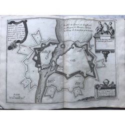 1691 Geneve ville capitale, Suisse,landkarte, kupferstich,  carte-ancienne-antiquarian-map-n-de-fer