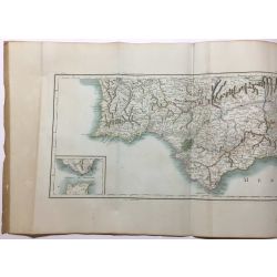 1799, Mentelle, Chanlaire, Espagne, Portugal, Péninsule, Ibérique, Iberian Peninsula, Spain, carte ancienne, antiquarian map.