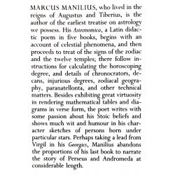 Manilius, Astronomica / Loeb Classical Library