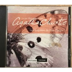 CD livre audio Miss Marple 1 lu par Michael Lonsdale, Agatha Christie .