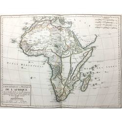 1806, Mentelle/Chanlaire, Afrique, Africa, carte ancienne, antiquarian map.