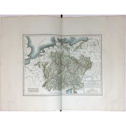 1806, Mentelle/Chanlaire, Allemagne, Germany, Deutschland, carte ancienne, antiquarian map.