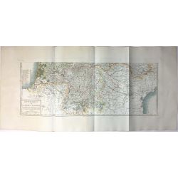 1806, Mentelle / Chanlaire, Guienne et Gascogne, France, carte ancienne, antiquarian map.