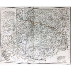 1806, Mentelle/Chanlaire, Hongrie, Transilvanie / Hungary, Transylvania, carte ancienne, antiquarian map.