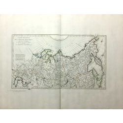 1806, Mentelle/Chanlaire, La Russie asiatique, Tartarie, Asiatic Russia, Tartary, carte ancienne, antiquarian map.