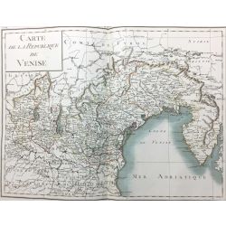1806, Tardieu, République Vénise, Vénétien, Venezia, Italie, Italy, carte ancienne, antiquarian map.