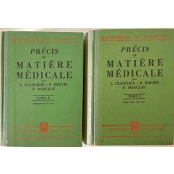 Planchon/Bretin, Précis de matière médicale, 2 tomes.