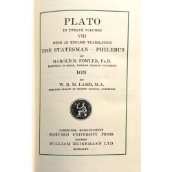 Plato, Statesman, Philebus, Ion, in 1 vol. / Loeb Classical Library