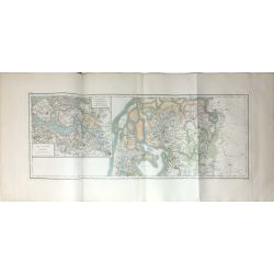 1806, Mentelle, Provinces-Unies, Pays-Bas  / Netherlands / Nederland, carte ancienne, antiquarian map.