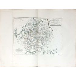 1806, E. Mentelle/Chanlaire, Russie européenne, carte ancienne, European Russia, antiquarian map.