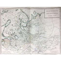 1806, Mentelle/Chanlaire, Russie européenne, carte ancienne, European Russia, antiquarian map.