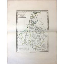 1806, Tardieu, Pays-Bas autrichiens, Belgique, Netherlands, carte ancienne, antiquarian map.
