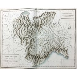 1806, Tardieu, Royaume Piémont Sardaigne, Italie, Italy, carte ancienne, antiquarian map.