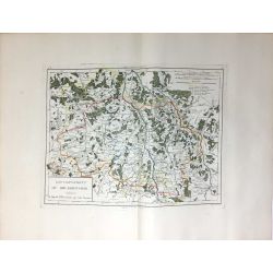 1806, Tardieu, Gouvernement Bourbonnais, Allier, France, carte ancienne, antiquarian map.