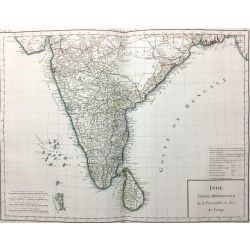 1806, Tardieu, Inde, Ceylan, Maldives, India, Sri Lanka, carte ancienne, antiquarian map.