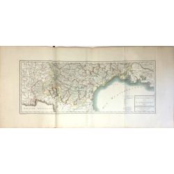 1806, Tardieu, Languedoc, France, carte ancienne, antiquarian map.